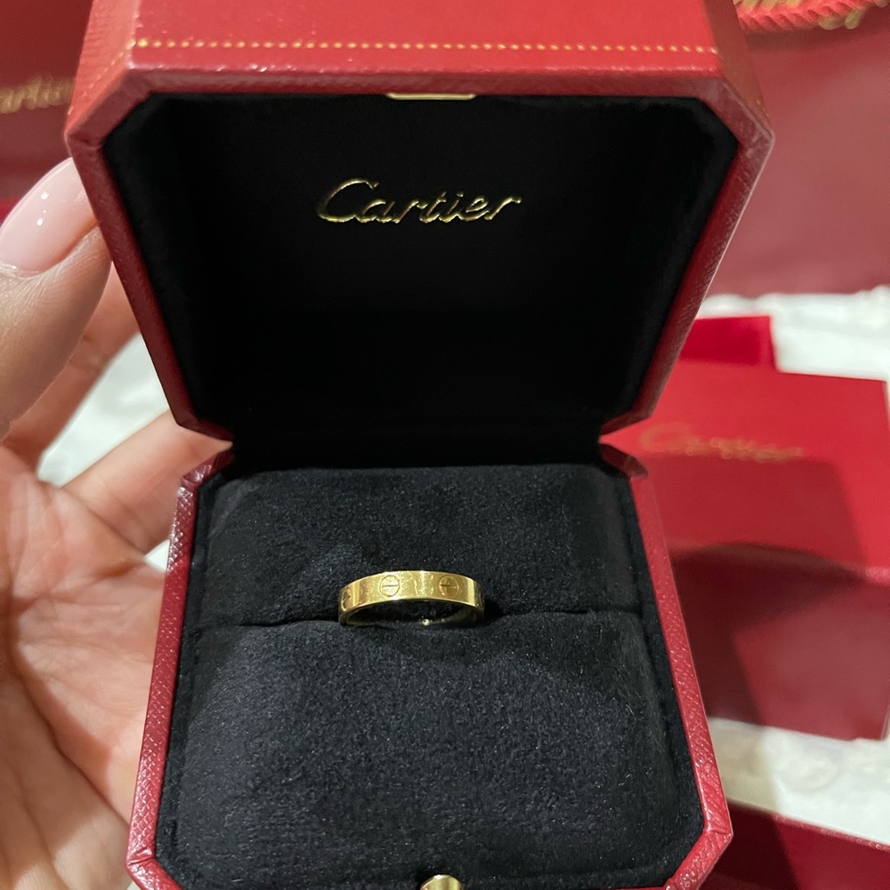 Cartier love wedding band